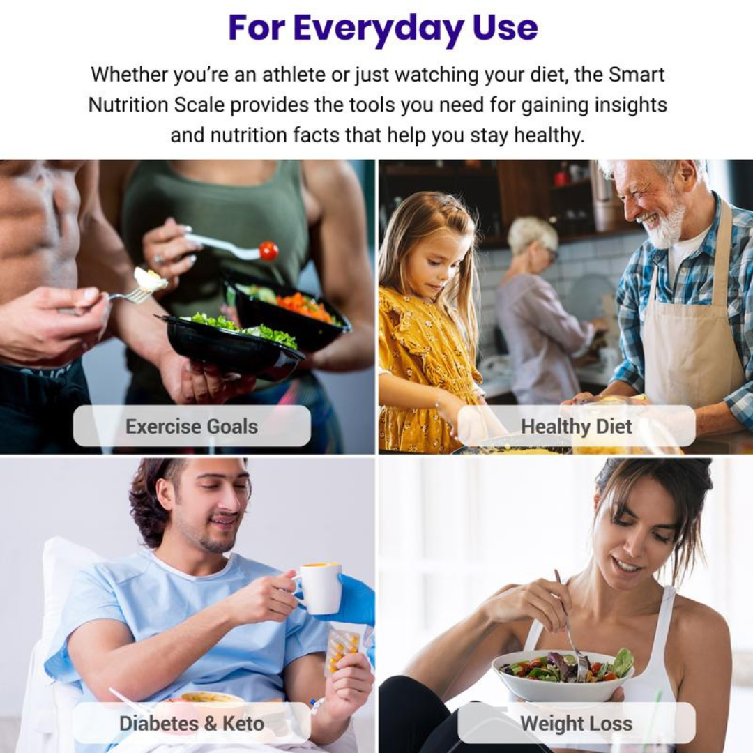 AI Smart Food Kitchen Scale with Nutritional Calculator