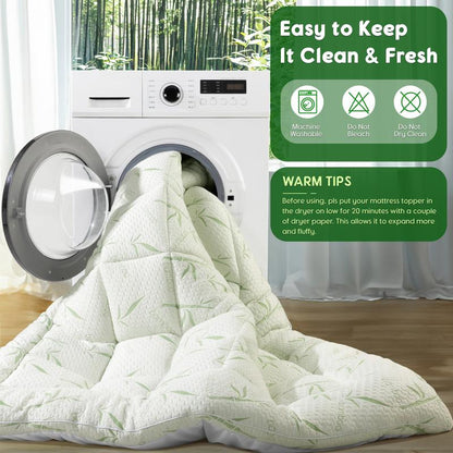 Mattress Topper - Extra Thick Soft Mattress Protector