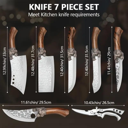 Professional 7-Piece Kitchen Knife Set