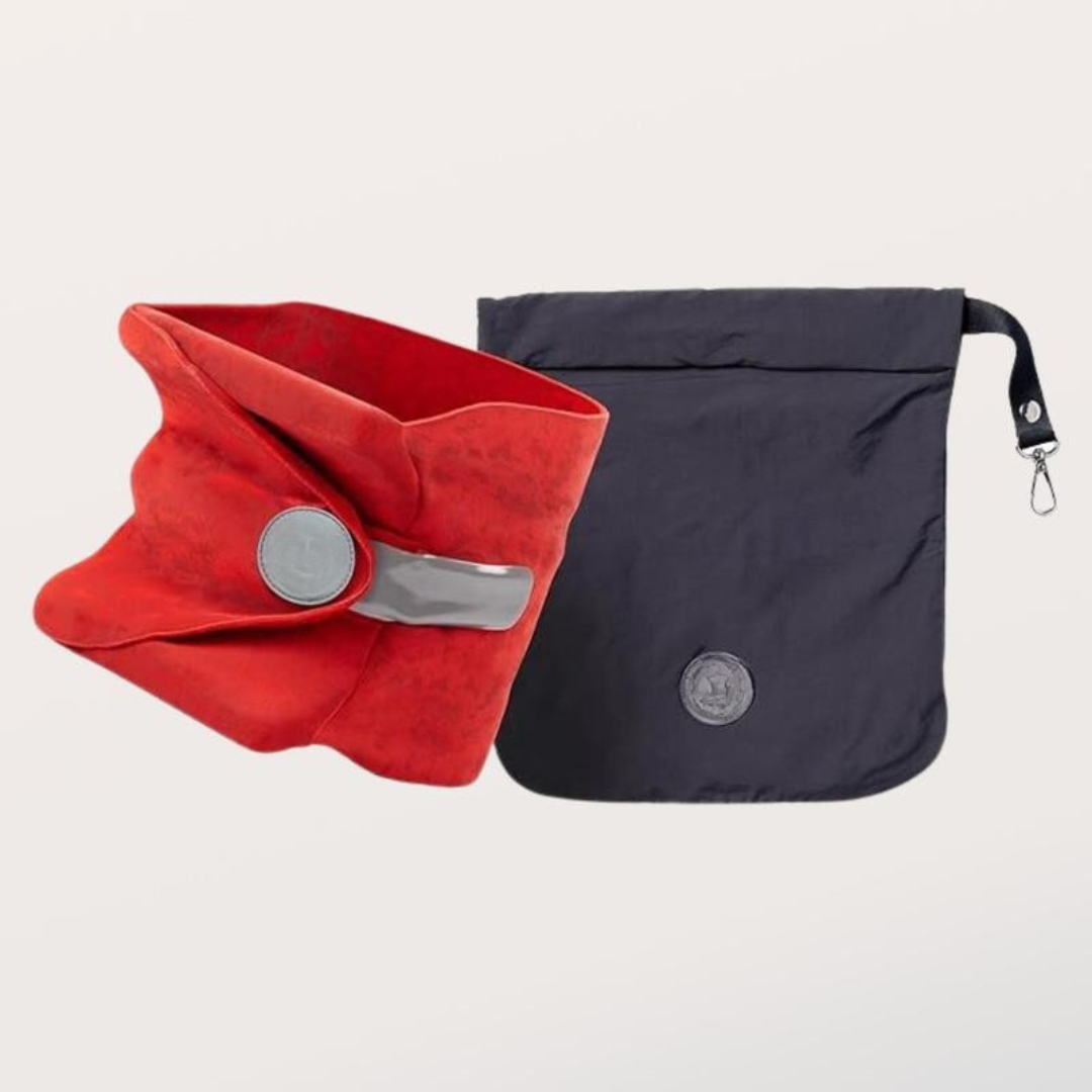 U-Shaped Travel Neck Pillow with Velcro & Removable Cover