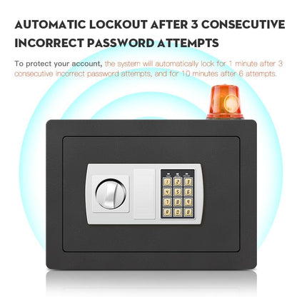 Electronic Drop Slot Safe Box with Digital Keypad Lock