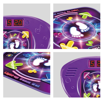 Electronic Dance Pad with Light-up 4-Button Wireless Bluetooth