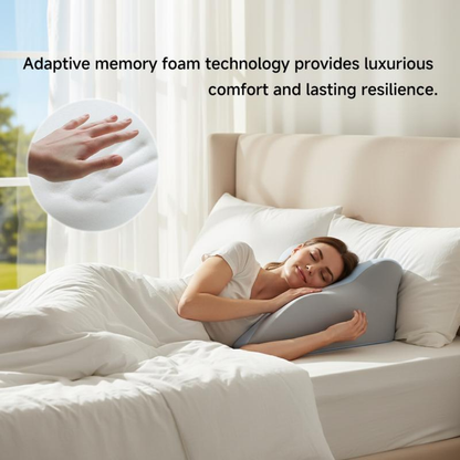 Ergonomic Memory Foam Pillow for Neck Back and Legs Support