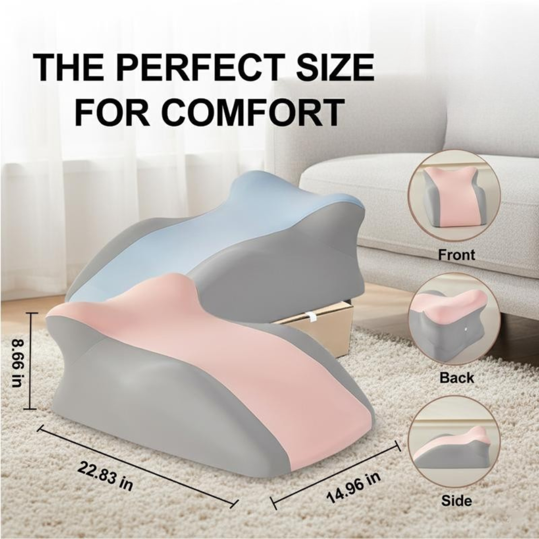 Ergonomic Memory Foam Pillow for Neck Back and Legs Support
