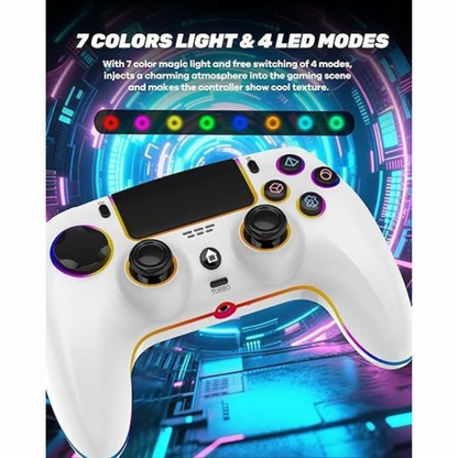 PS5 Pro Wireless Controller with 7 RGB Colors (1pc)