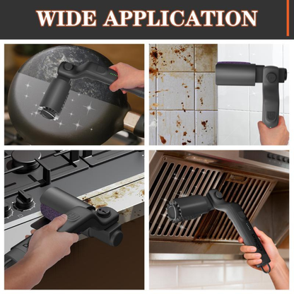 180° Adjustable / 360° Rotating Electric Grill Brush