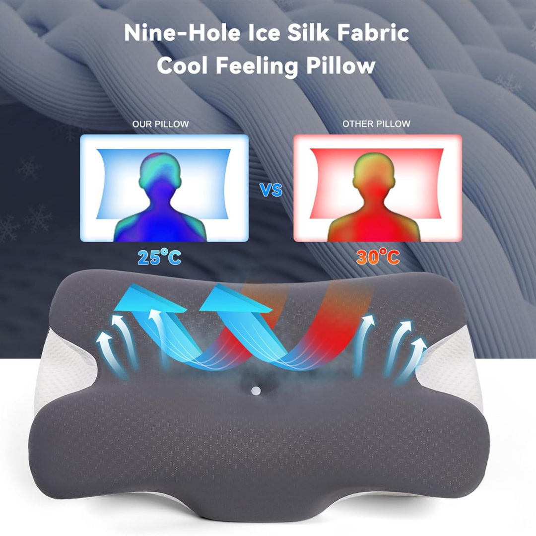 Cooling Memory Neck Pillow