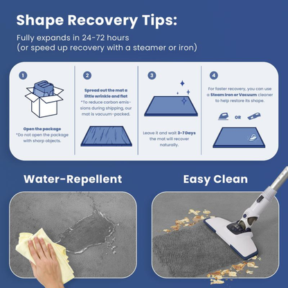 Ultra Soft Memory Foam Play Mat for Tummy Time