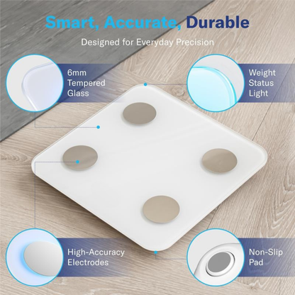 Smart Scale for Body Weight, 7-Color Glowing