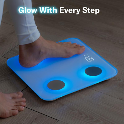 Smart Scale for Body Weight, 7-Color Glowing