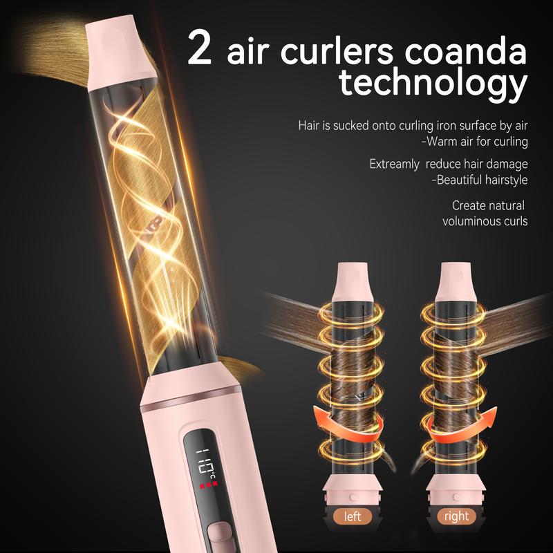 5-in-1 Hot Air Brush Gentle Styling Ultra-Lightweight Design Zero Heat Damage