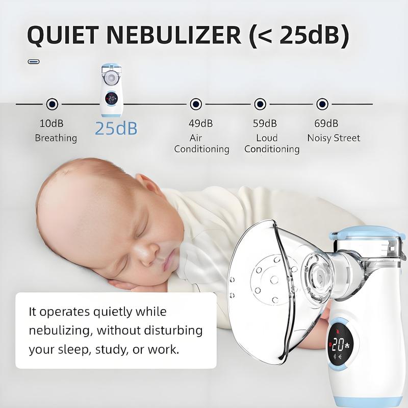 Portable Nebulizer with Intuitive LED Interface